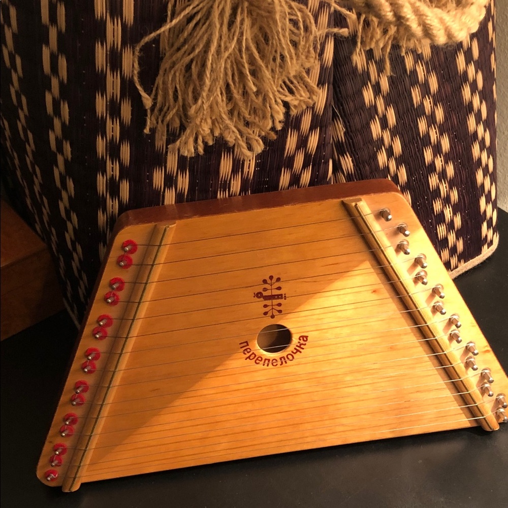 Vintage Wooden Lapharp